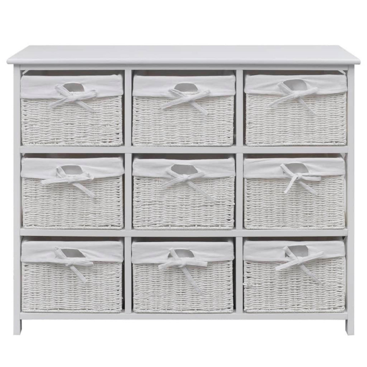 VIDAXL Armoire de rangement Blanc