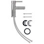 Voir la diapositive 1 : VIDAXL Robinet de lavabo de salle de bain Argente 130x176 mm