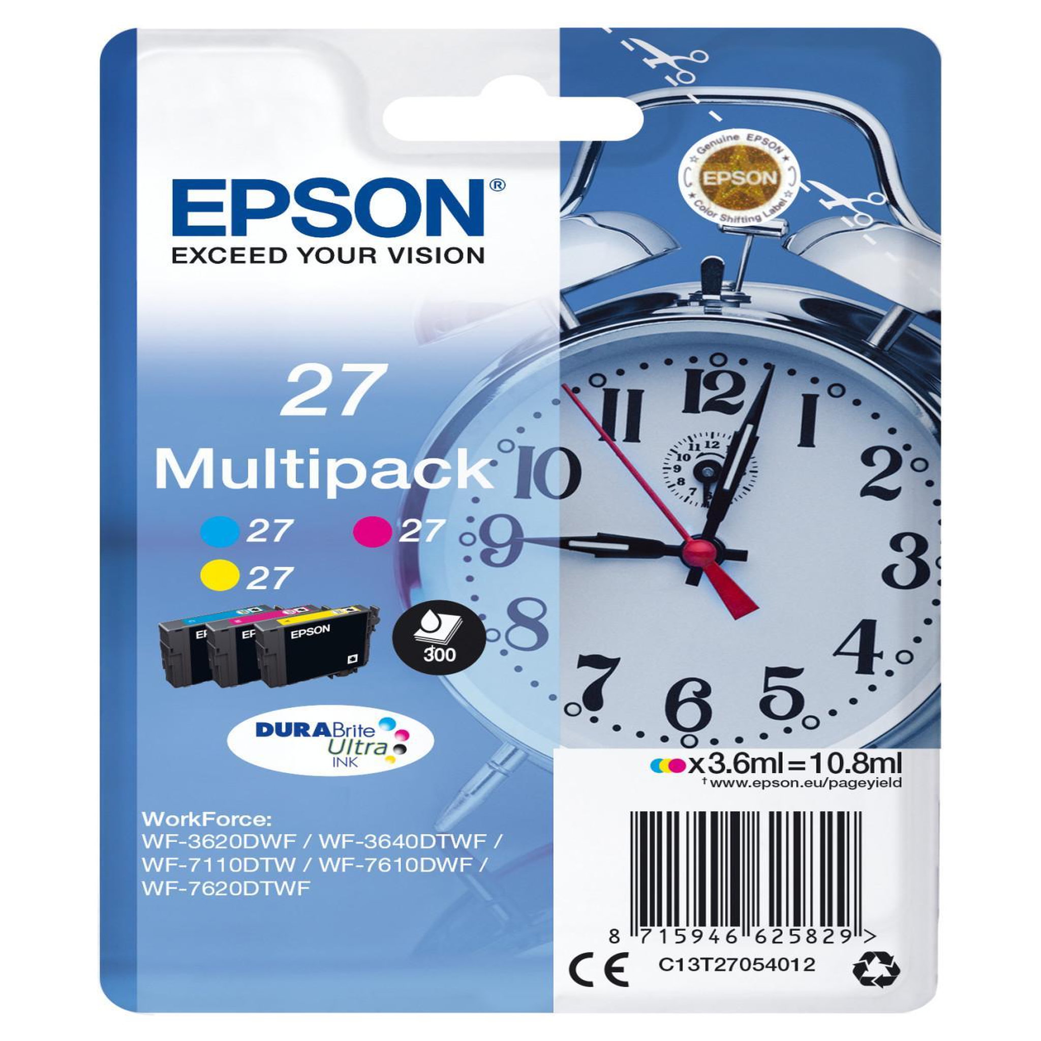 Voir la diapositive 2 : Epson Cartouche d encre Epson PACK REVEIL 3 COULEURS