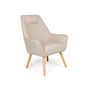 Voir la diapositive 5 : Paris Prix Fauteuil Scandinave  Watson  101cm Beige