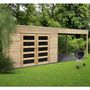 Voir la diapositive 1 : SOLID SUPERIA Abri de jardin bois - Autoclavé - 5,4m² - SALERNO