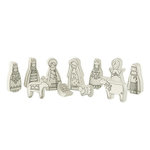 Paris Prix Crèche de Noël en Dolomite  11 Santons  9cm Blanc