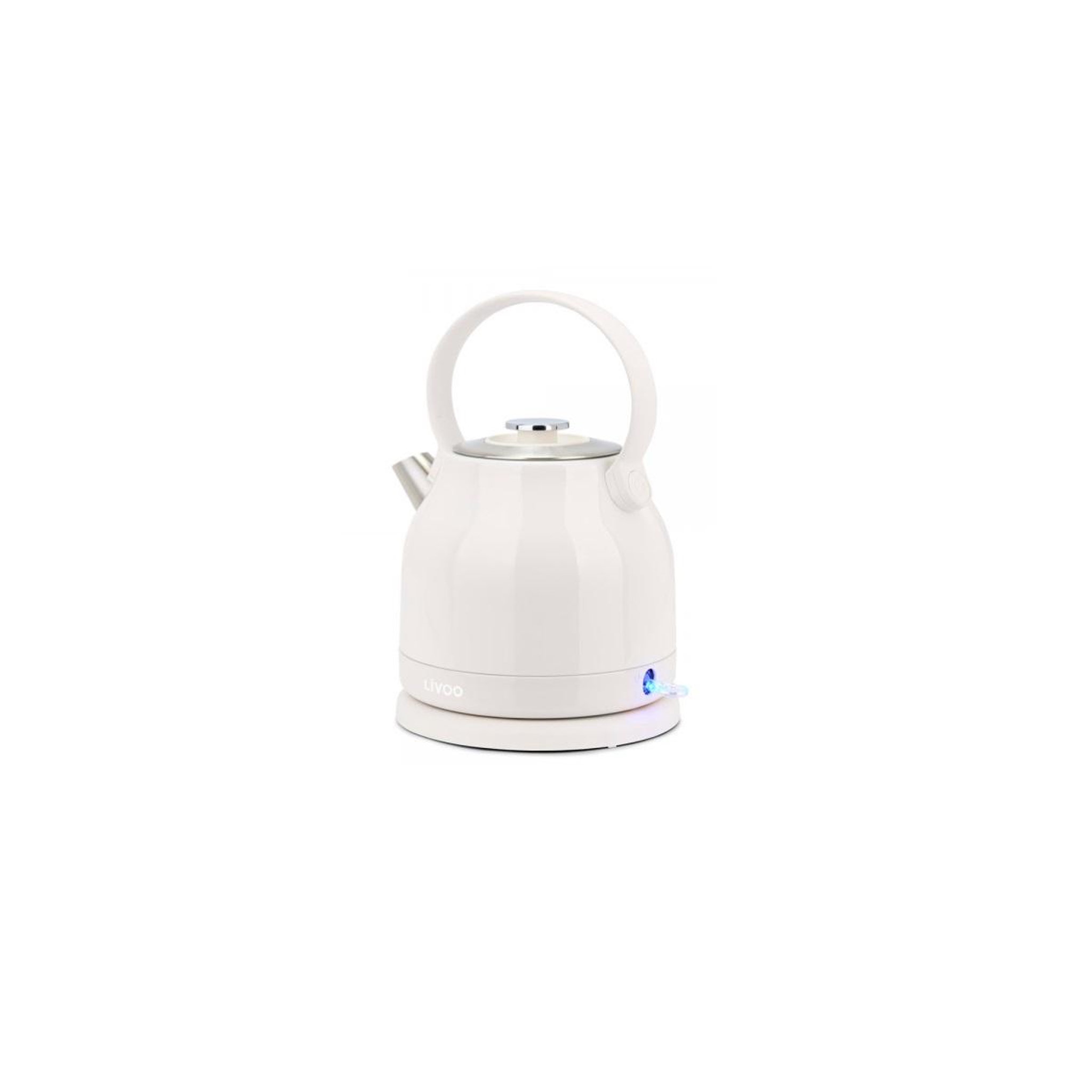 Voir la diapositive 4 : LIVOO Bouilloire électrique 1.5l 2200w crème - DOD202C