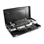 KAMPA Réchaud a gaz - KAMPA - Fornello - 2 feux et 1 gril - Noir