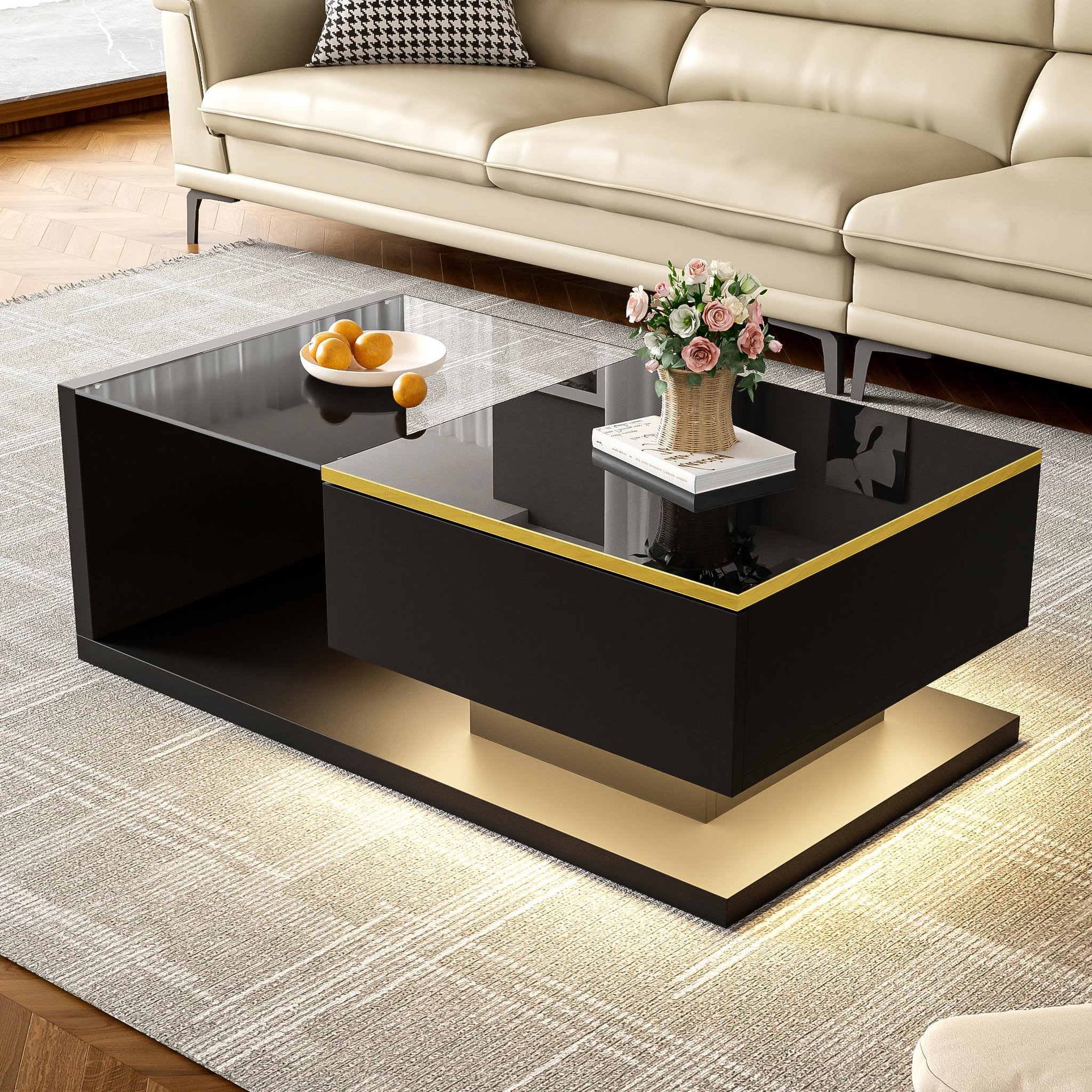 Voir la diapositive 2 : MERAX Table basse rectangulaire