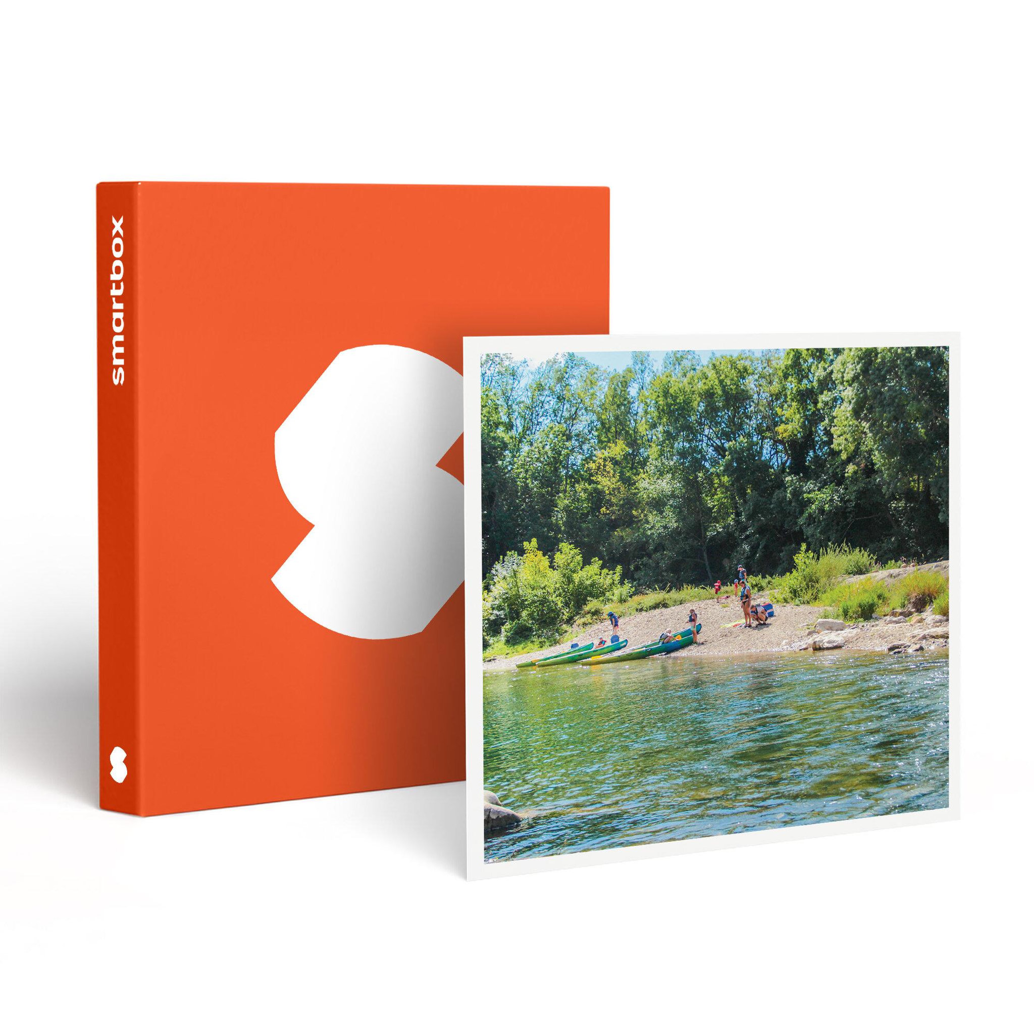 Smartbox Balade nautique en famille : une descente en canoë triplace ou canadia 4 places près d'alès - coffret cadeau sport & aventure