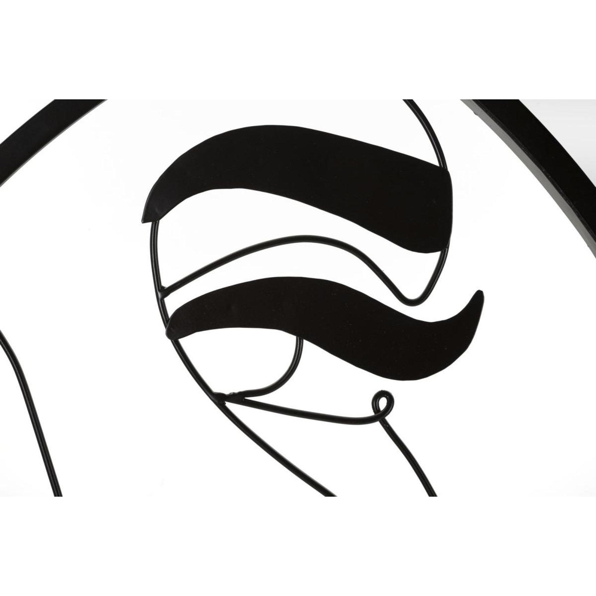 Voir la diapositive 3 : Paris Prix Miroir mural design  melly  80cm noir