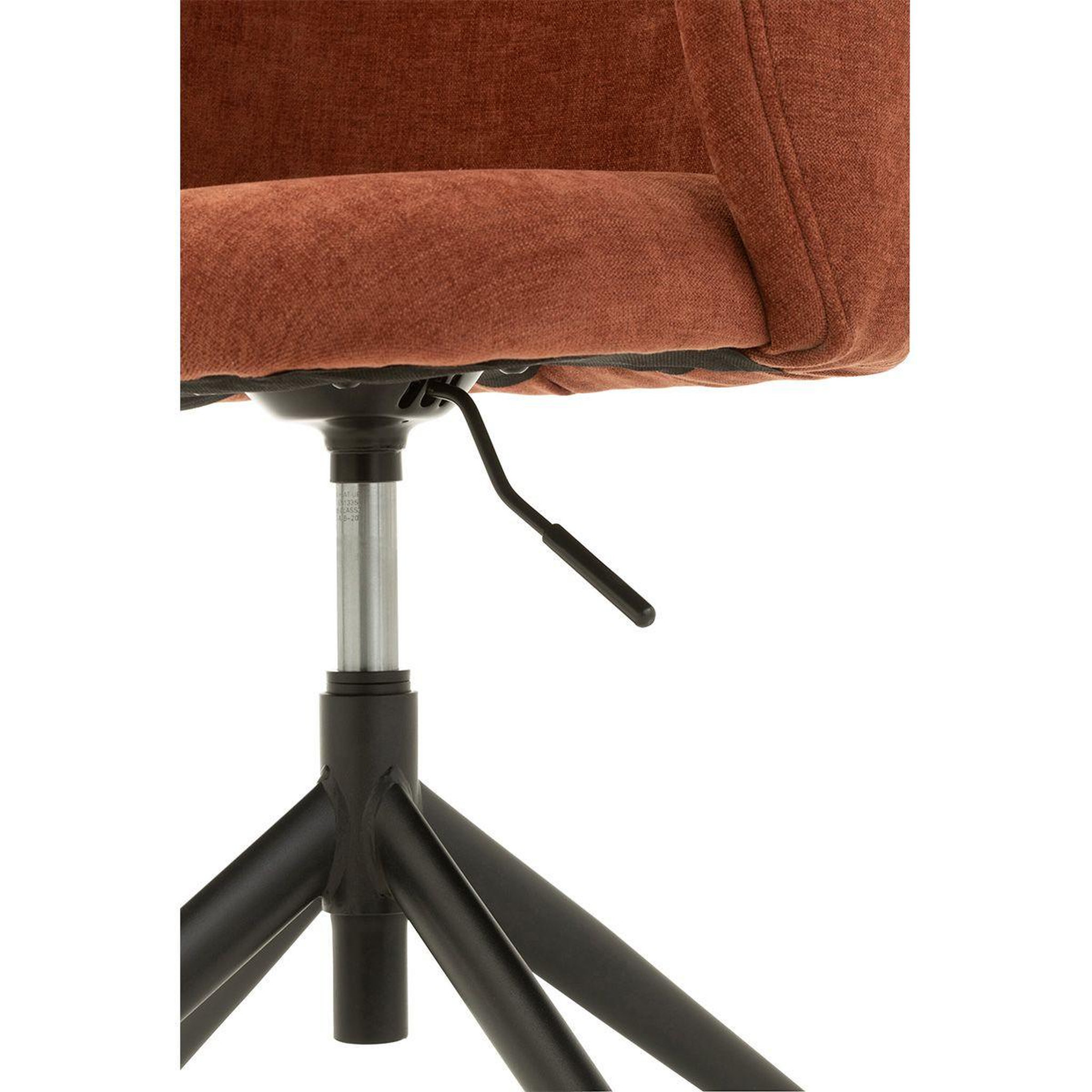 Voir la diapositive 5 : J-LINE Chaise pivotante design  gena  78-83cm bordeaux