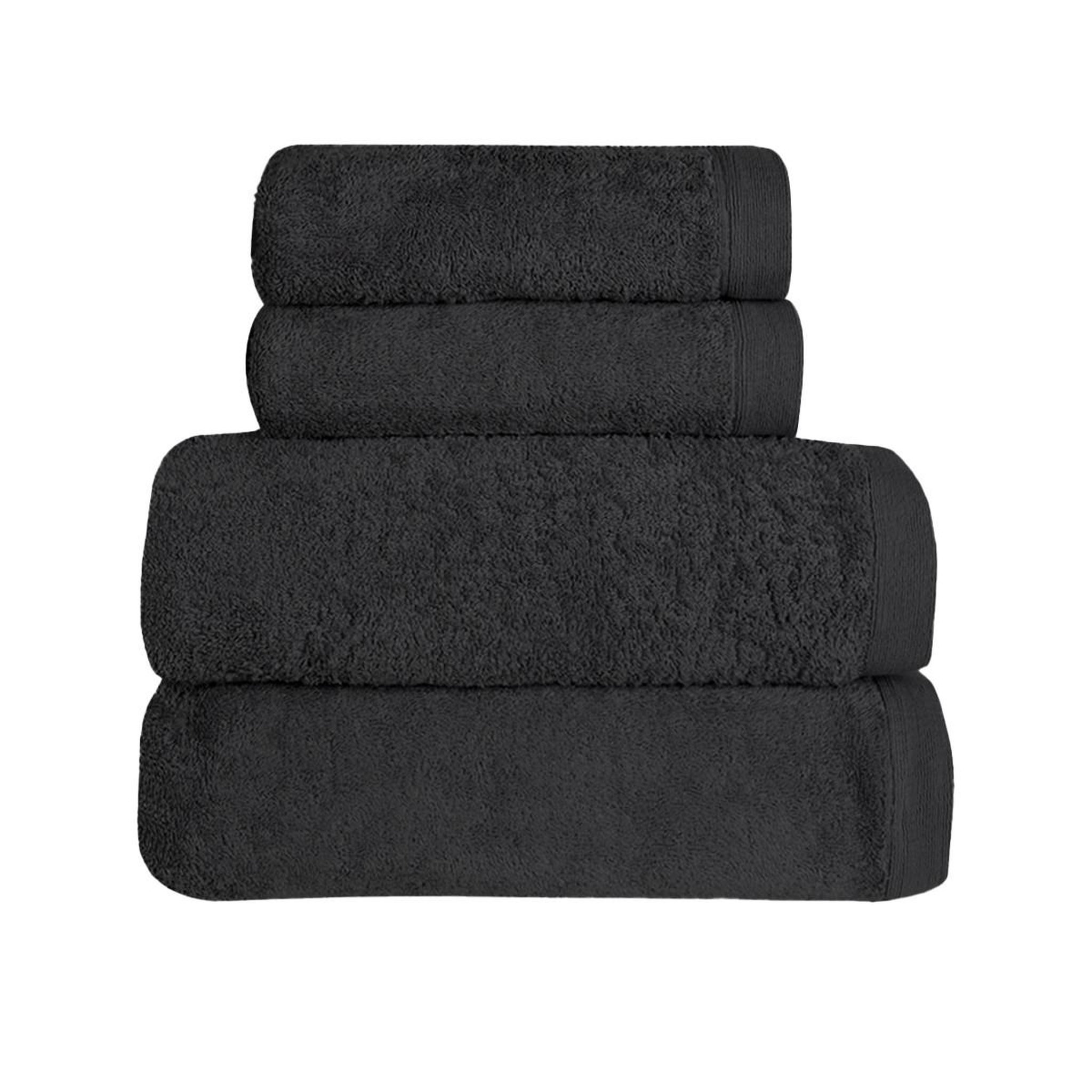 Voir la diapositive 1 : Sensei Maison Ensemble de bain 4 pièces 500 g/m² STUDIO (2 draps de bain + 2 serviettes de toilette)