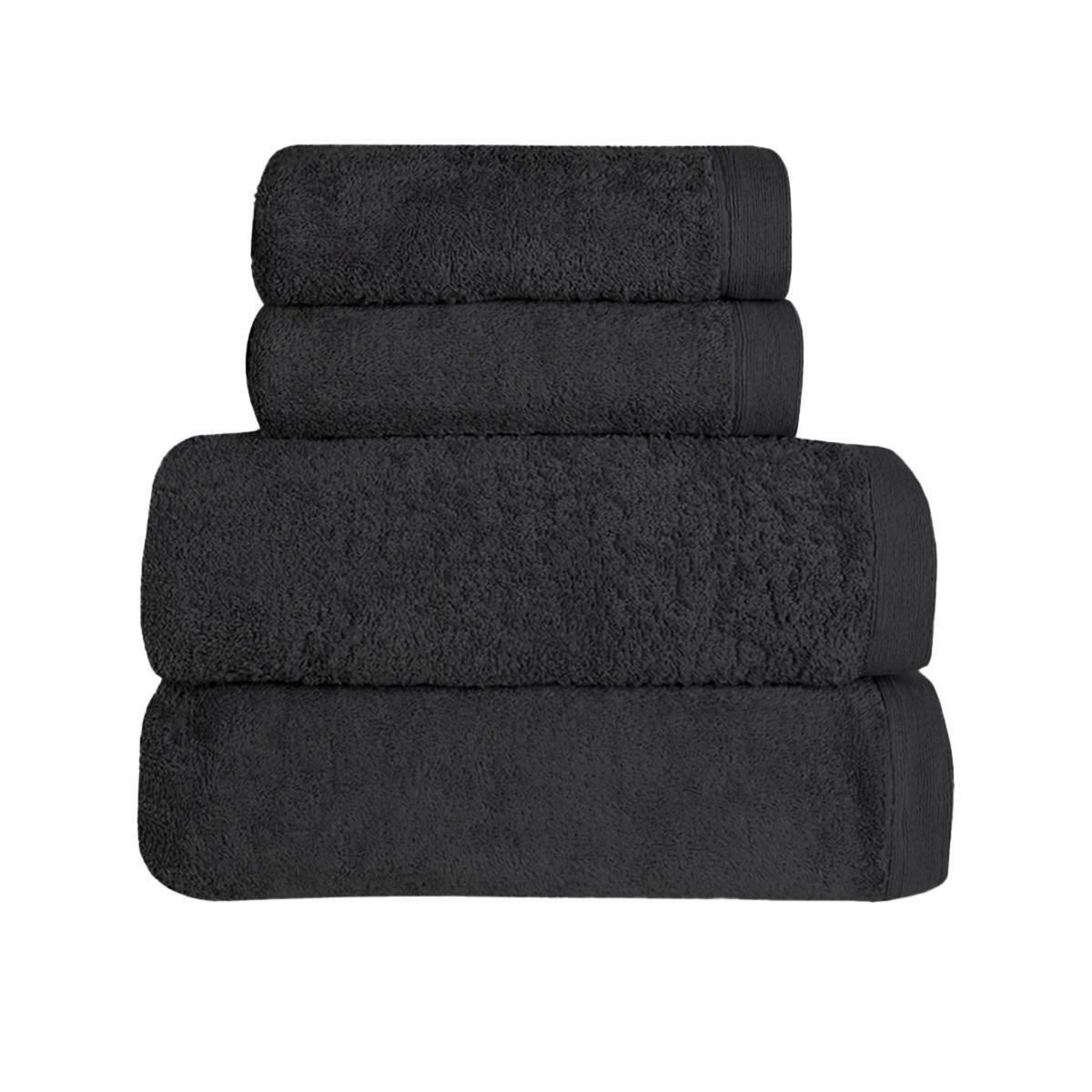 Sensei Maison Ensemble de bain 4 pièces 500 g/m² STUDIO (2 draps de bain + 2 serviettes de toilette)