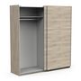 Voir la diapositive 6 : Armoire 2 portes coulissantes L200 cm THIBAULT