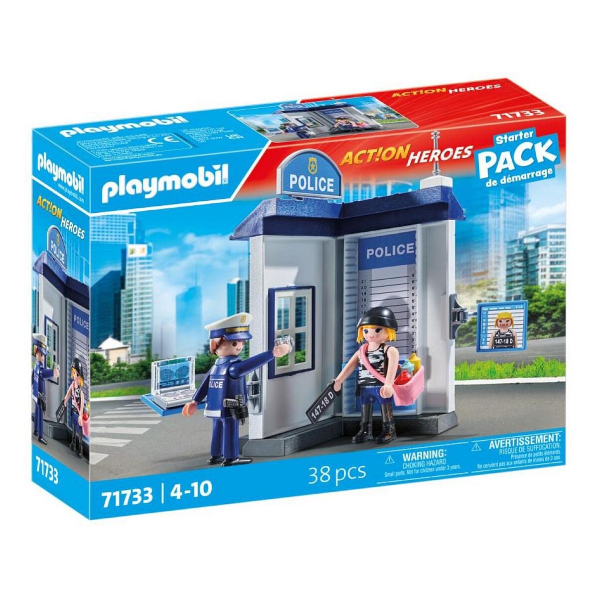 PLAYMOBIL 71733 Salle d'interrogatoire de police