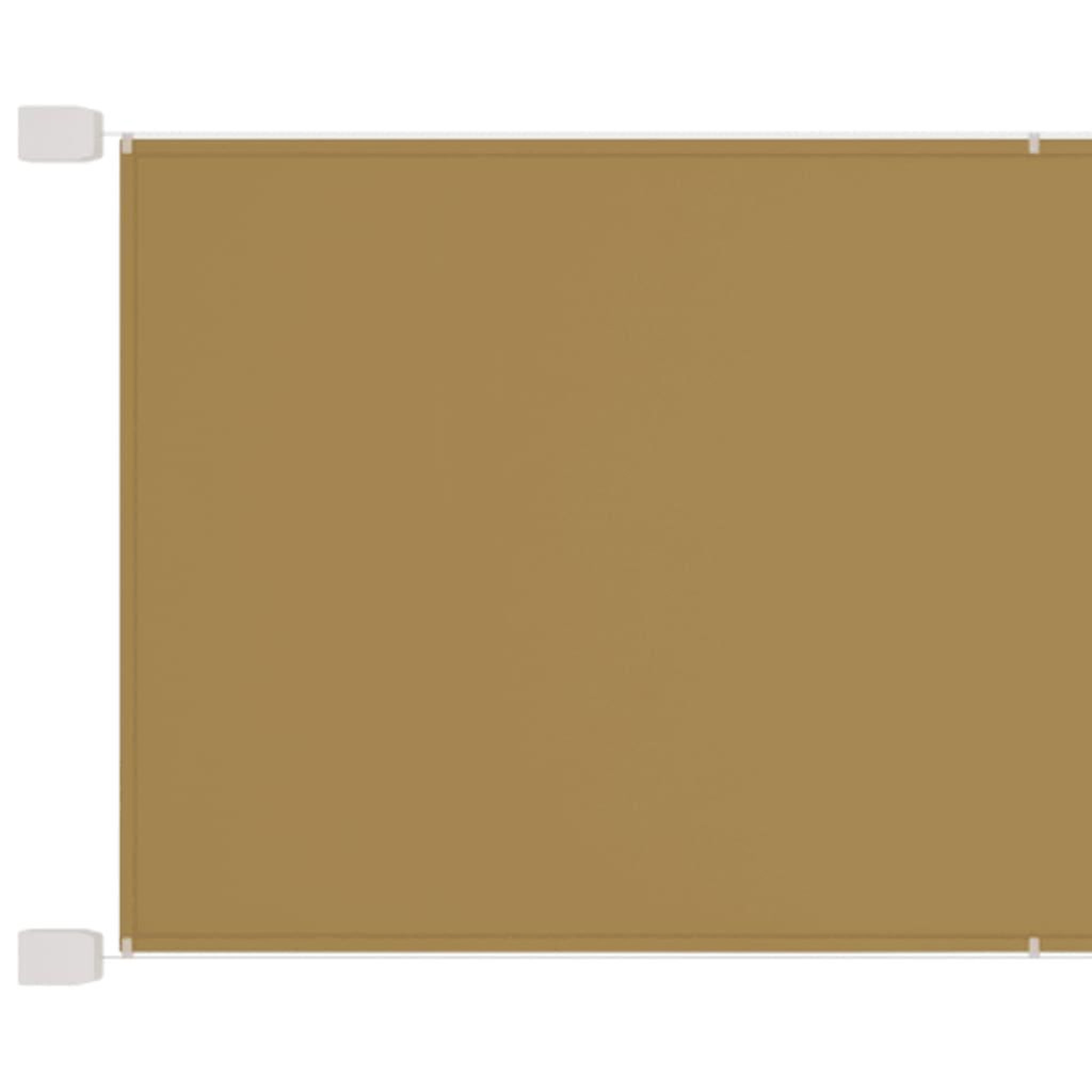 Voir la diapositive 2 : VIDAXL Auvent vertical Beige 60x1000 cm Tissu oxford