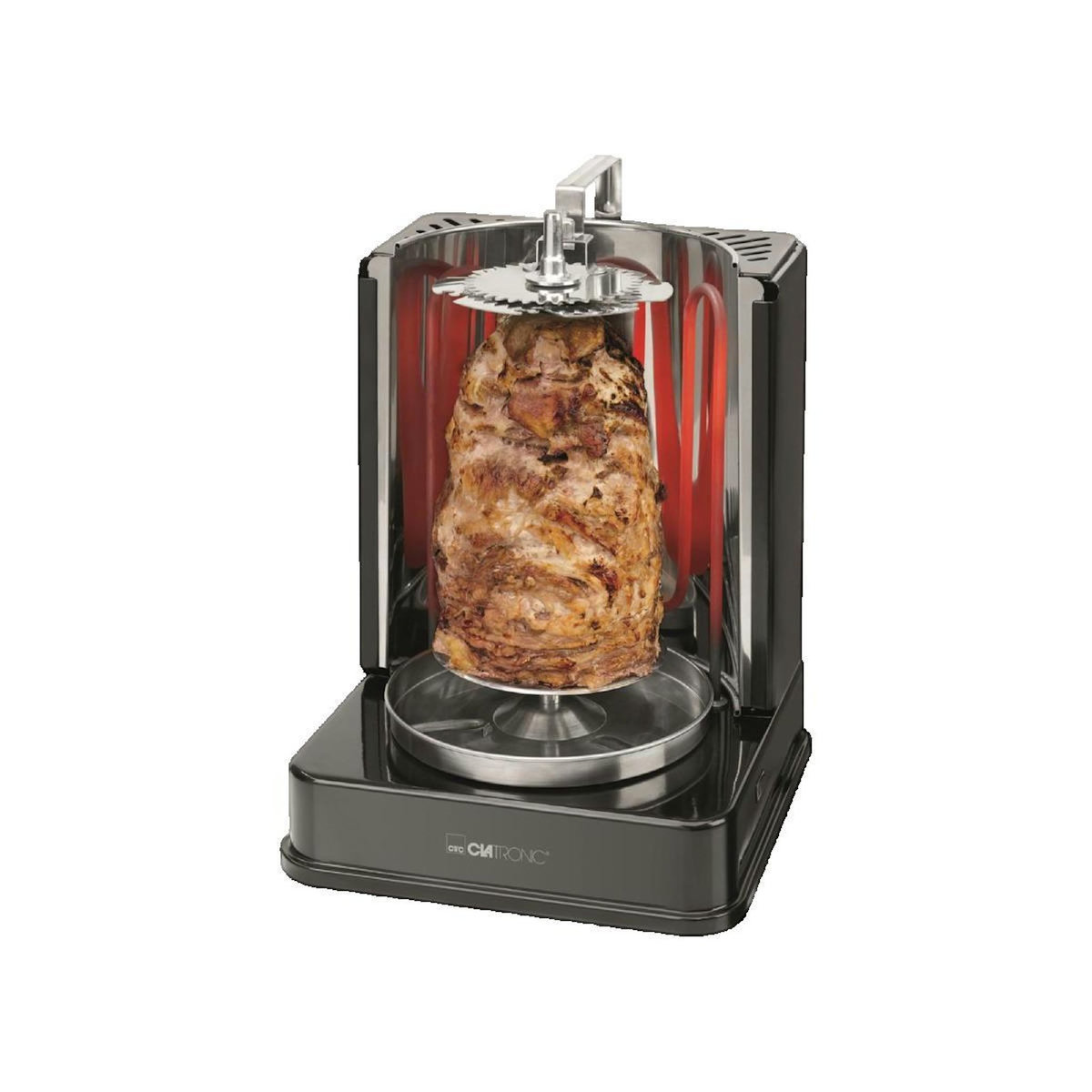 CLATRONIC Grill électrique vertical Clatronic DVG 3686 avec rotation 360°