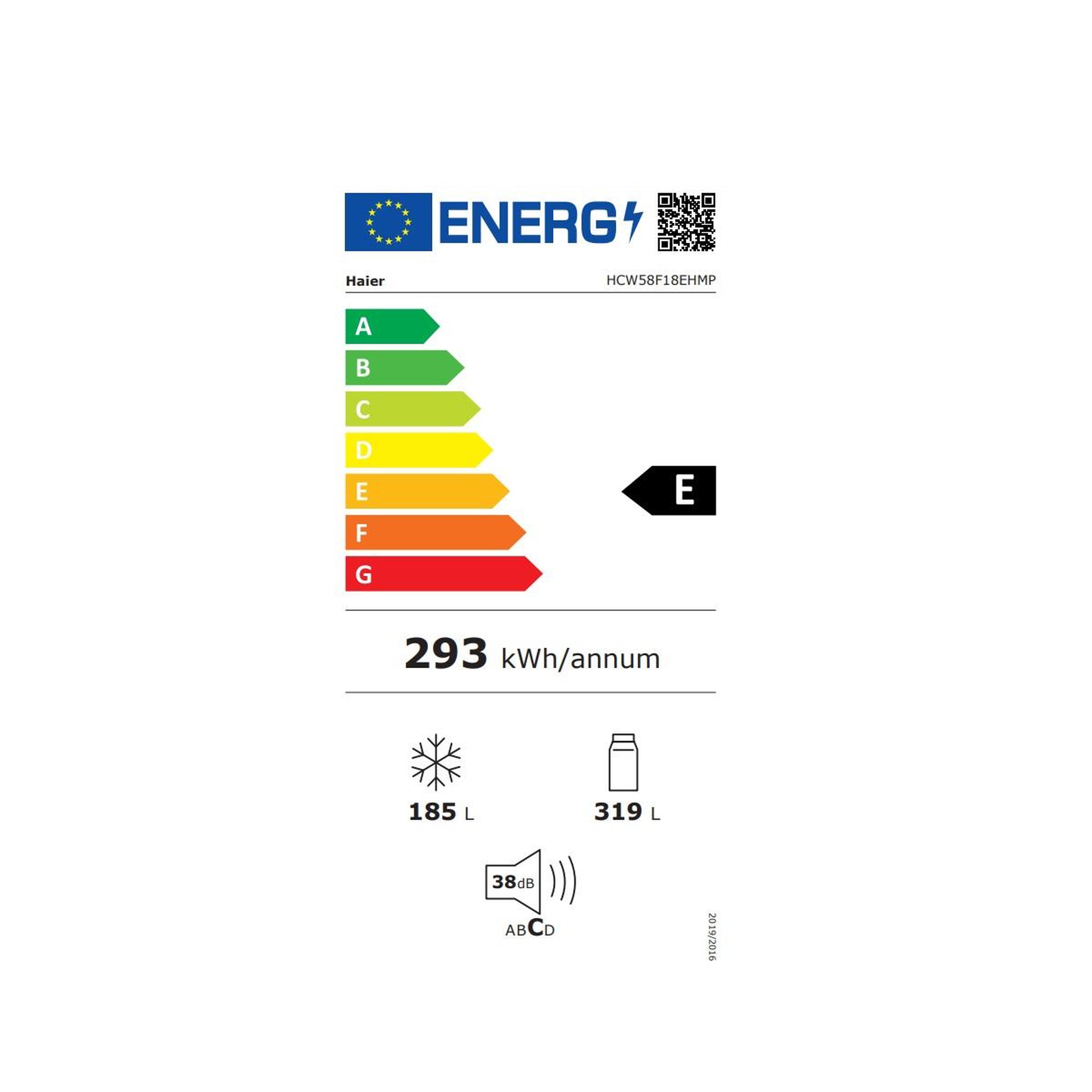 Voir la diapositive 2 : HAIER Réfrigérateur américain 83cm 504l nofrost - hcw58f18ehmp