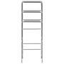 Voir la diapositive 3 : VIDAXL Support de rangement 3 niveaux de toilette Argente 53x28x169 cm