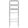 Voir la diapositive 3 : VIDAXL Support de rangement 3 niveaux de toilette Argente 53x28x169 cm