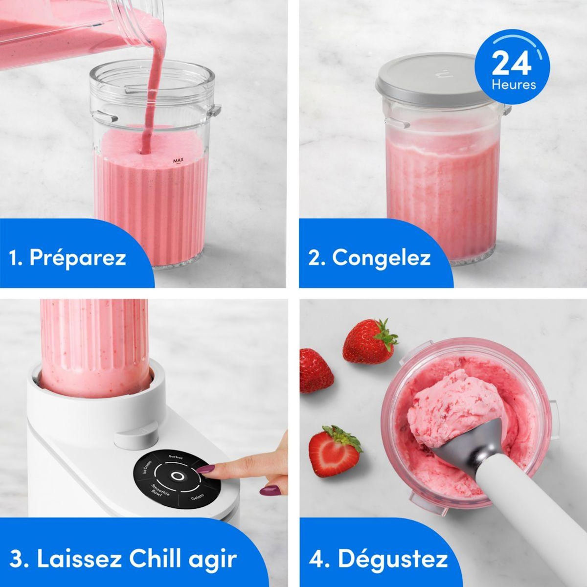 nutribullet Turbine à glace CHILL NBD0503W
