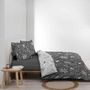 Voir la diapositive 4 : Paris Prix Parure de Lit 3 Pièces  Suzanne  260x240cm Anthracite