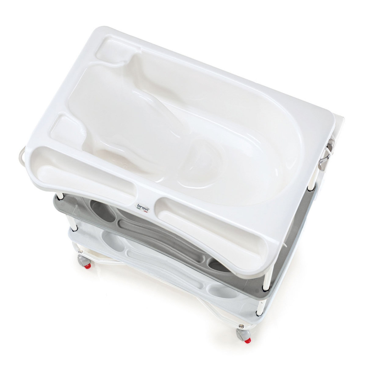 BREVI Table à langer avec baignoire Atlantis Liloo l'abeille