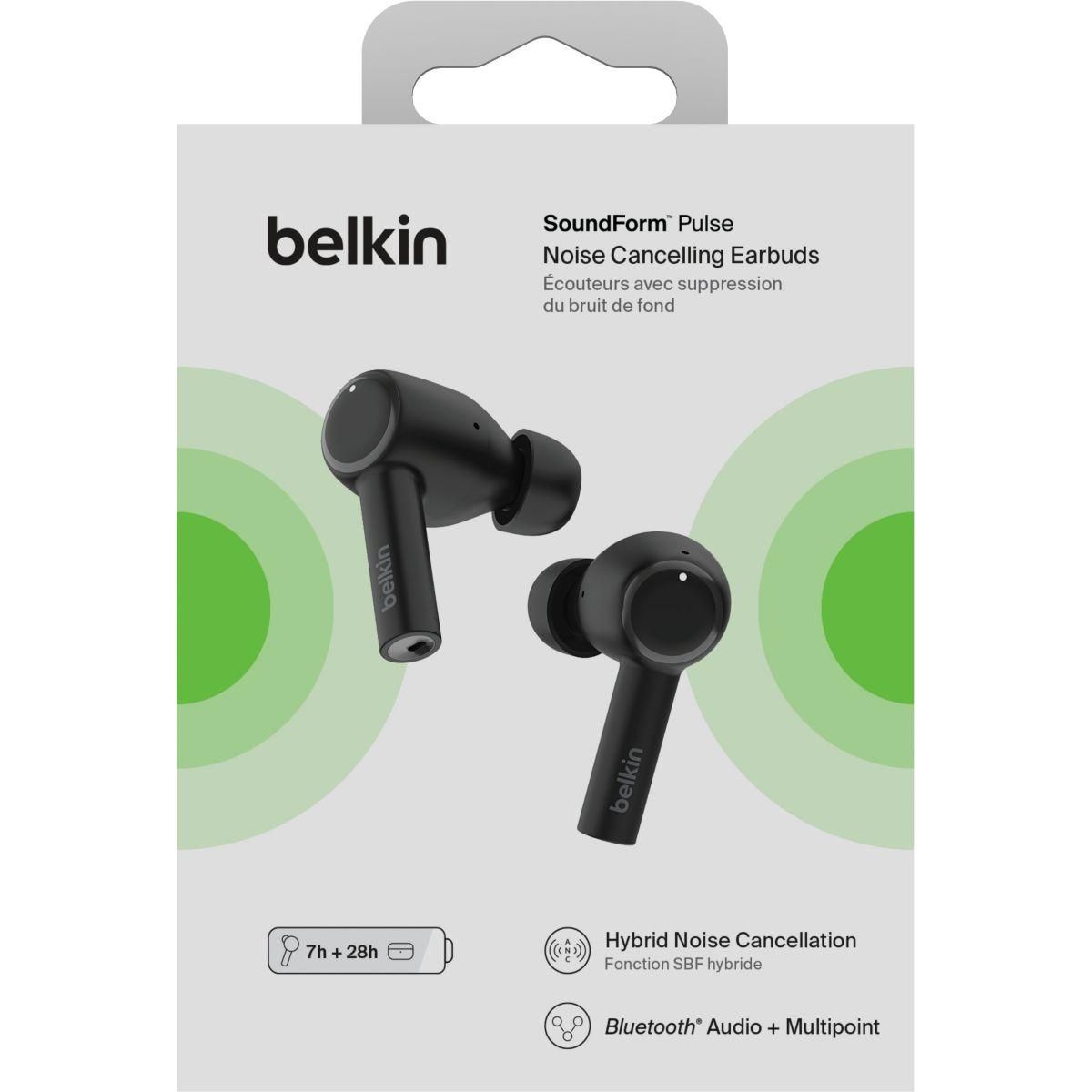 Belkin Ecouteurs SoundForm Pulse Noir