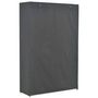 Voir la diapositive 3 : VIDAXL Garde-robe a 3 niveaux Gris 110 x 40 x 170 cm Tissu