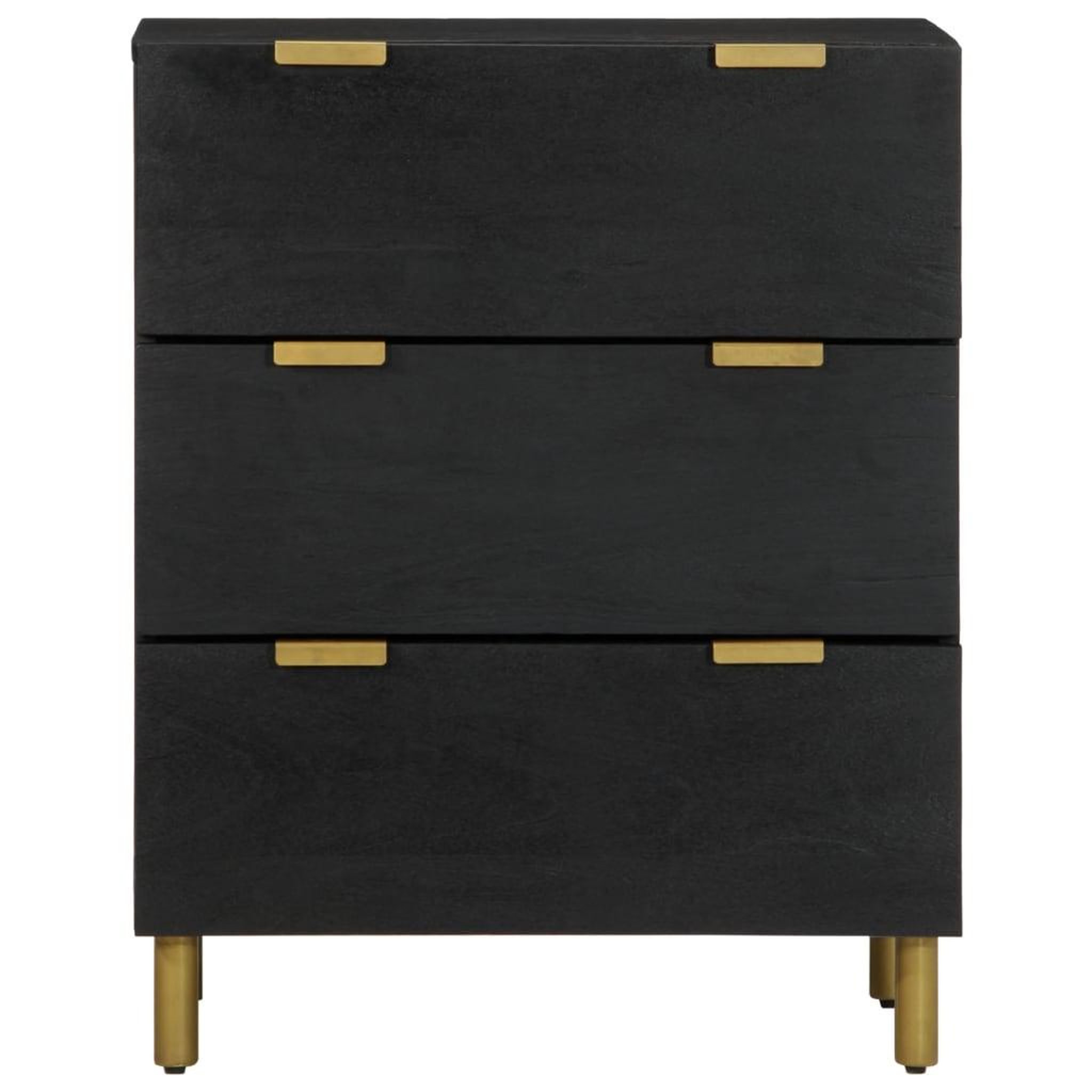 Voir la diapositive 4 : VIDAXL Buffets 2 pcs noir 60x33x75 cm bois d'ingenierie