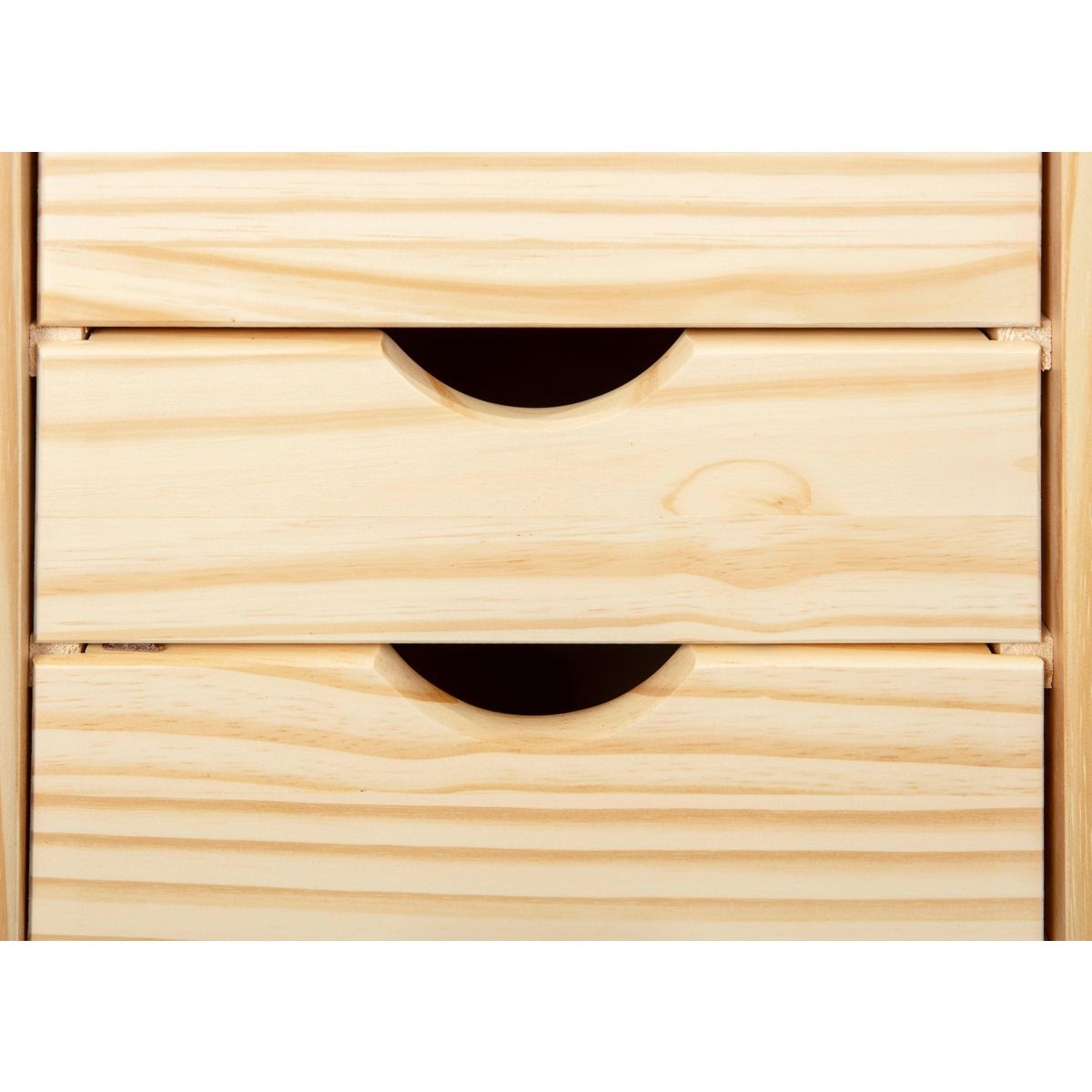 Caisson de bureau en bois massif sur roulettes 6 tiroirs ULLI