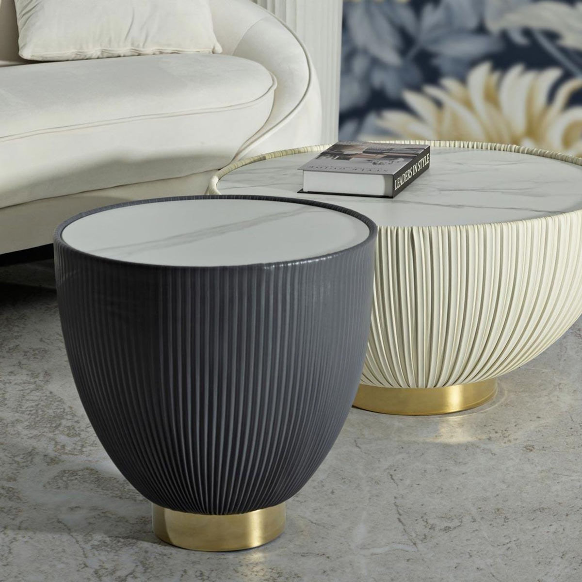Paris Prix Table Basse Design  Elge  46cm Gris