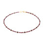 Voir la diapositive 1 : SLOYA Collier Paloma en pierres Grenat