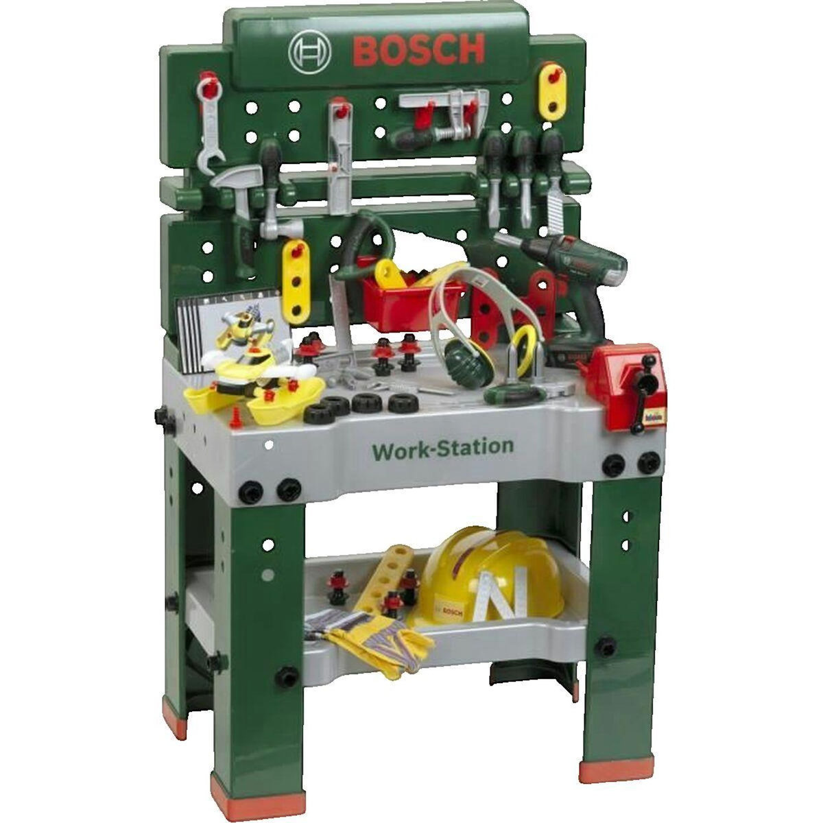 Klein Jeu d'imitation Klein établi Bosch super-équipé vert et rouge