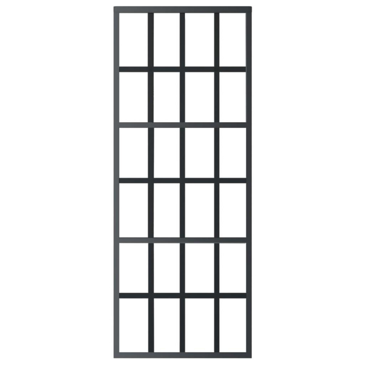 VIDAXL Porte coulissante Verre ESG et aluminium 76x205 cm Noir