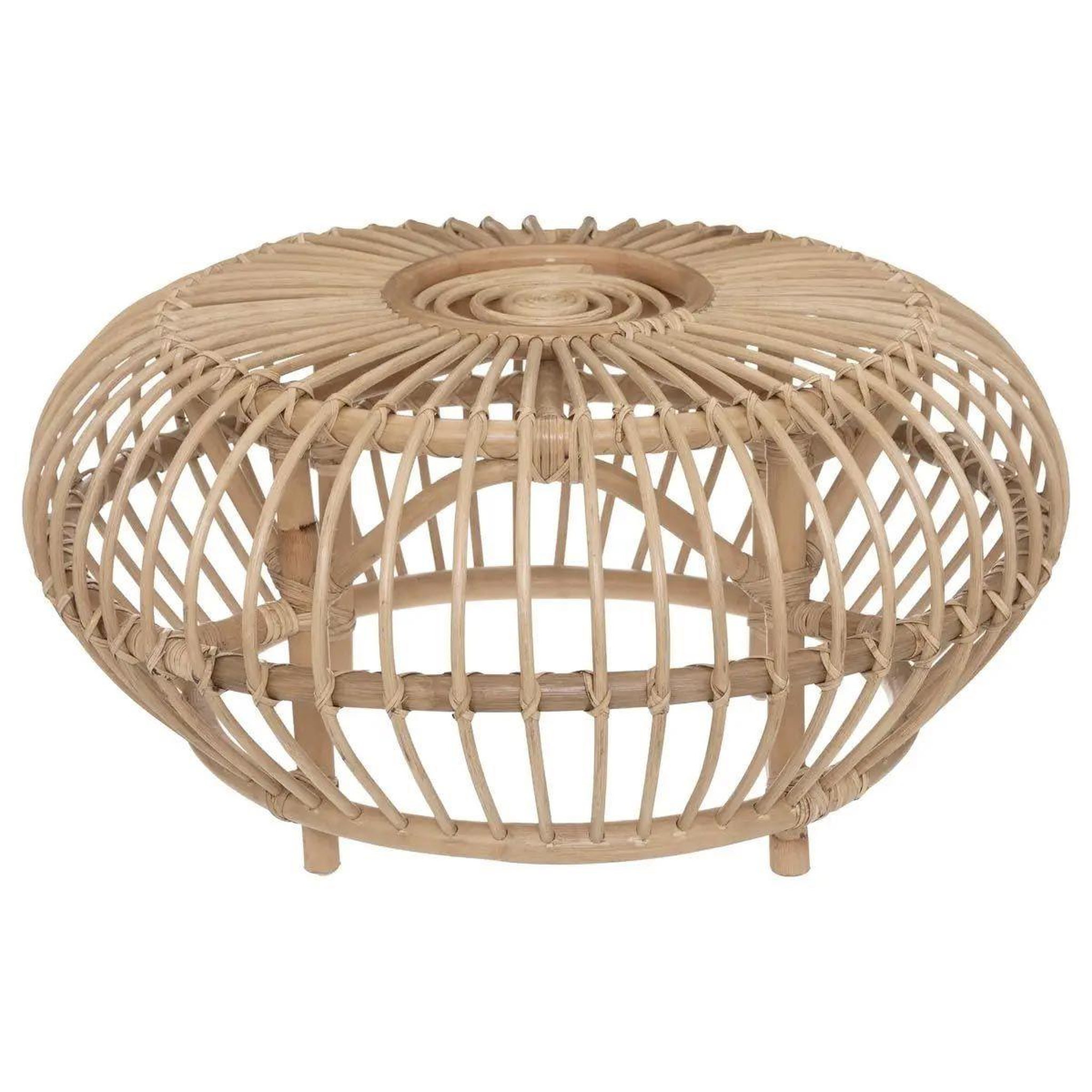ATMOSPHERA Table basse en rotin  neta  73cm naturel