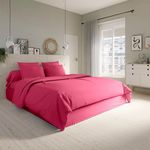 DODO Housse de couette Studio Coton Fuchsia. Coloris disponibles : Rose
