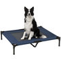 Voir la diapositive 1 : PAWHUT Lit sur pieds pour chien chat lit de camp animal lit surélevé Oxford textilène micro-perforé dim. 92L x 76l x 18H cm bleu
