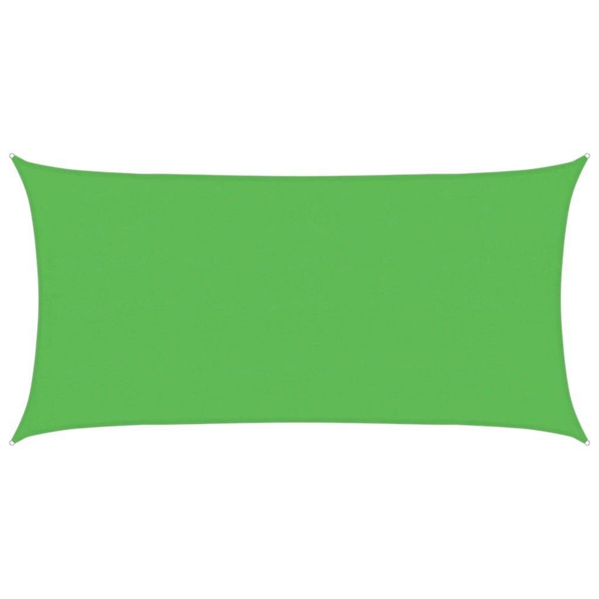 VIDAXL Voile d'ombrage 160 g/m^2 Vert clair 4x7 m PEHD