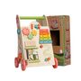 Voir la diapositive 4 : EVEREARTH Chariot de marche - Trotteur avec jeux en bois