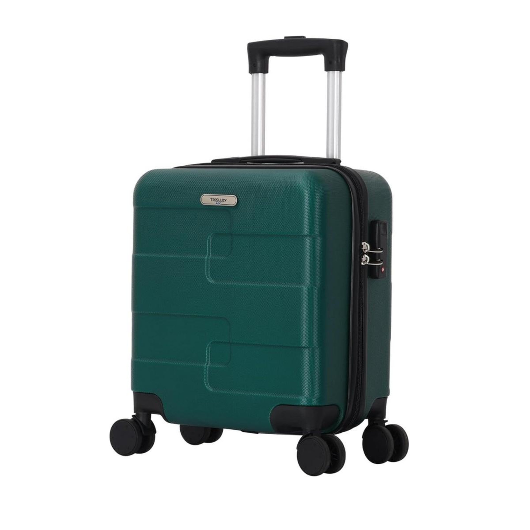 TROLLEY ADC Valise cabine à roulettes vert - val-554