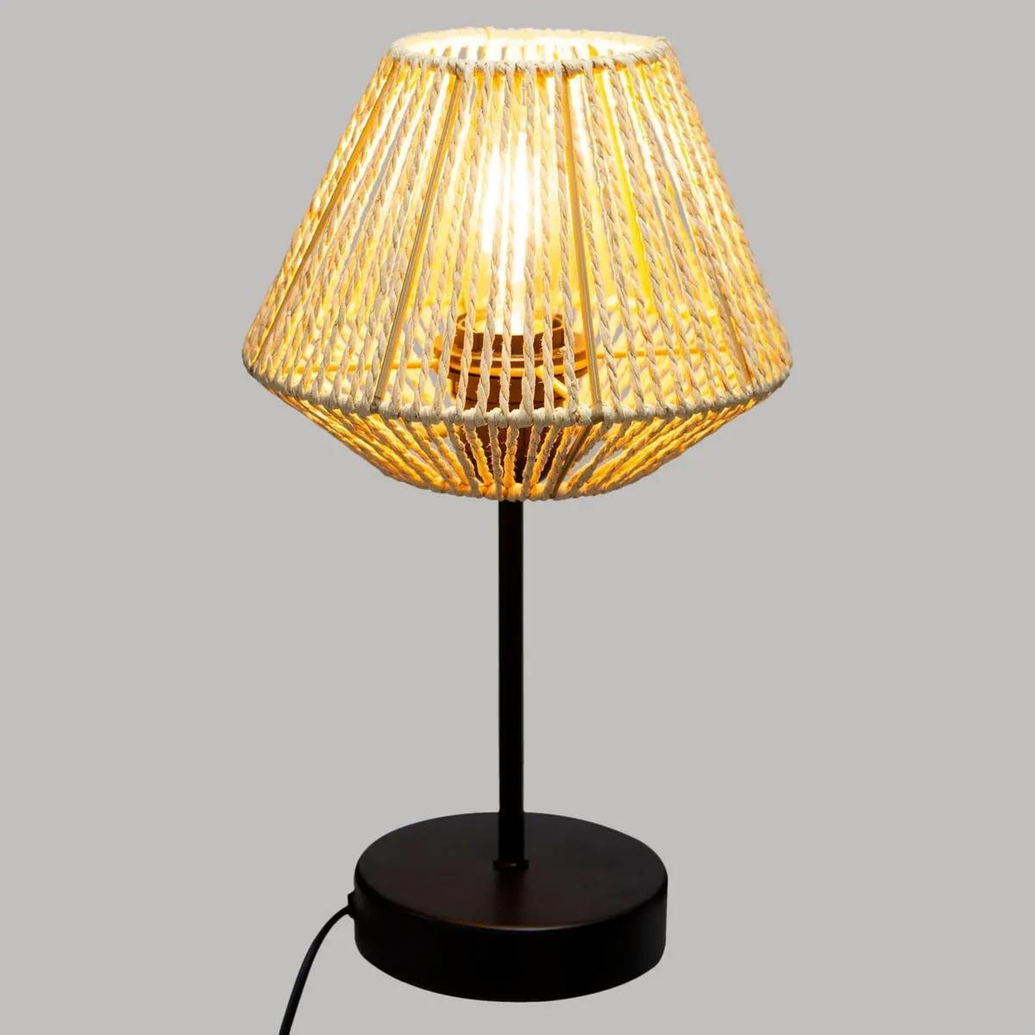 Voir la diapositive 2 : ATMOSPHERA Lampe à poser design  jily  34cm naturel