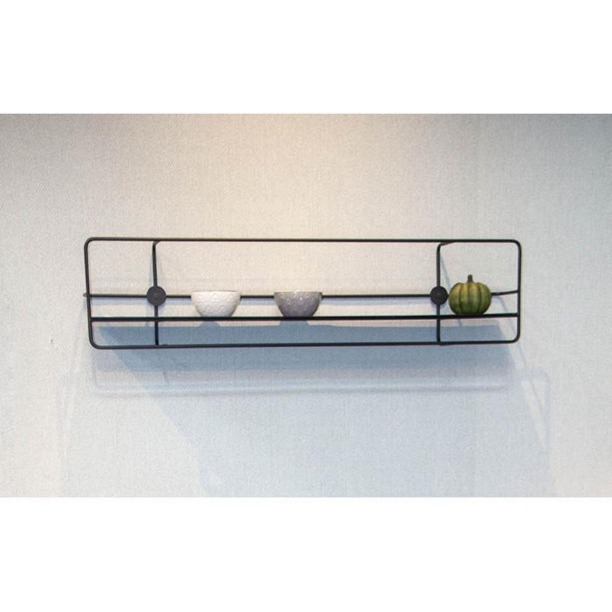 Paris Prix Étagère Murale Métal  Vivalo  90cm Noir