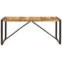 Voir la diapositive 2 : VIDAXL Table a manger 180x90x75 cm Bois de manguier massif