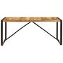 Voir la diapositive 2 : VIDAXL Table a manger 180x90x75 cm Bois de manguier massif