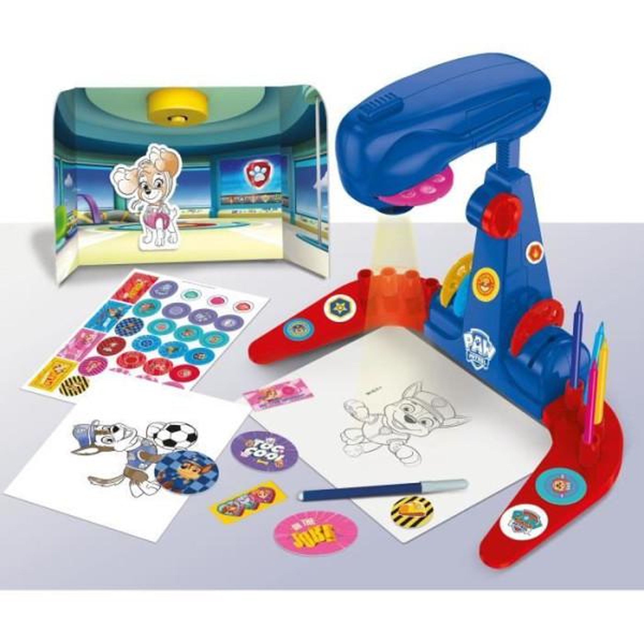Voir la diapositive 2 : LISCIANI GIOCHI Projecteur de dessins - liscianigiochi - pat'patrouille - accessoires inclus, modeles pat' patrouille