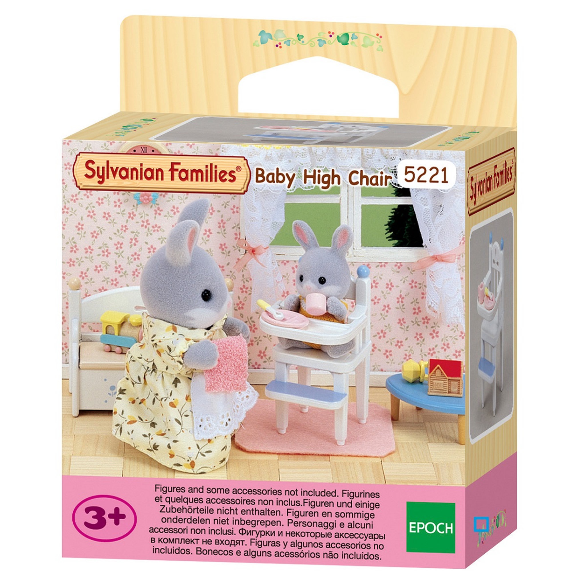 Voir la diapositive 3 : Sylvanian families 5521 Chaise Haute Pour Bébé Sylvanian