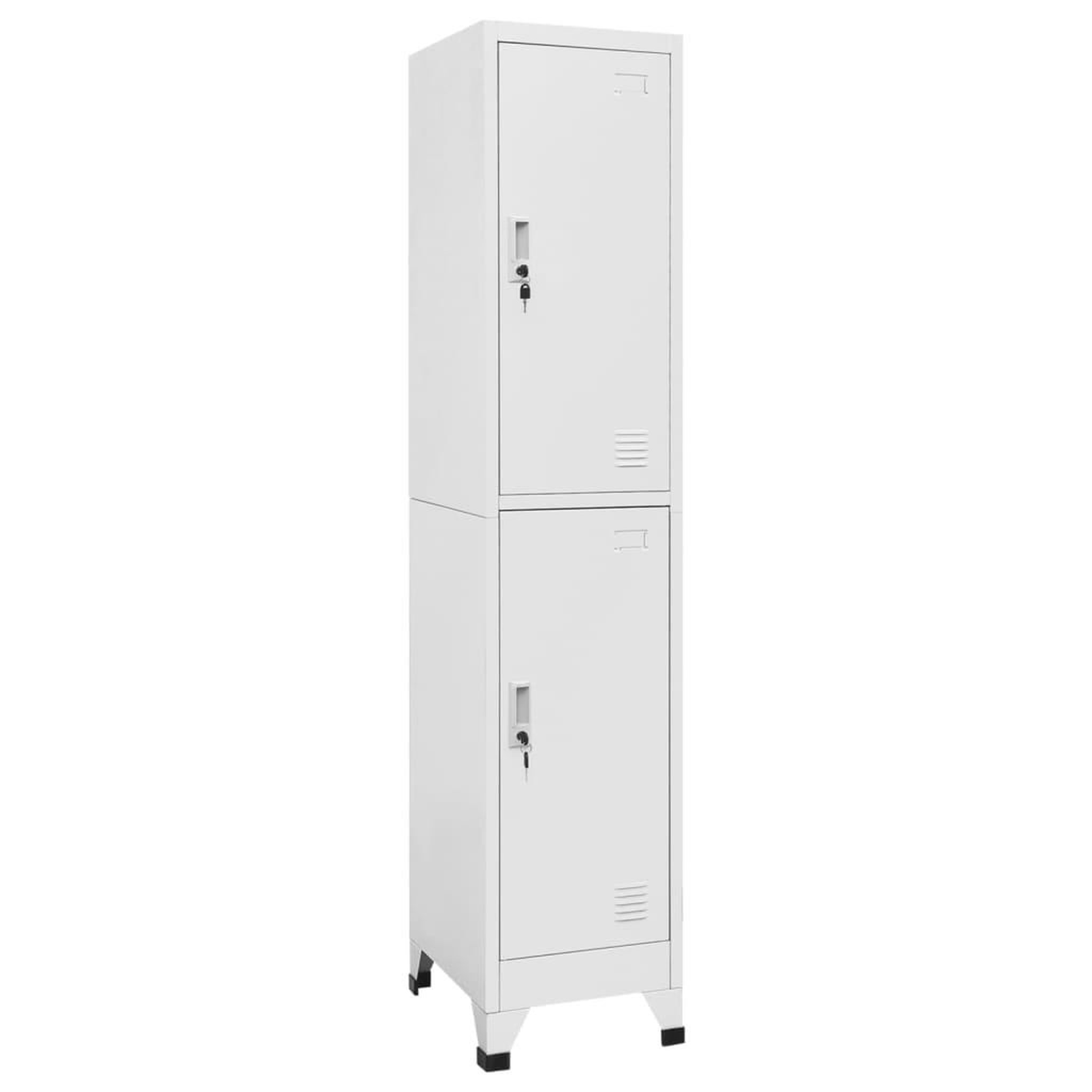 Voir la diapositive 1 : VIDAXL Armoire a casier avec 2 compartiments 38x45x180 cm