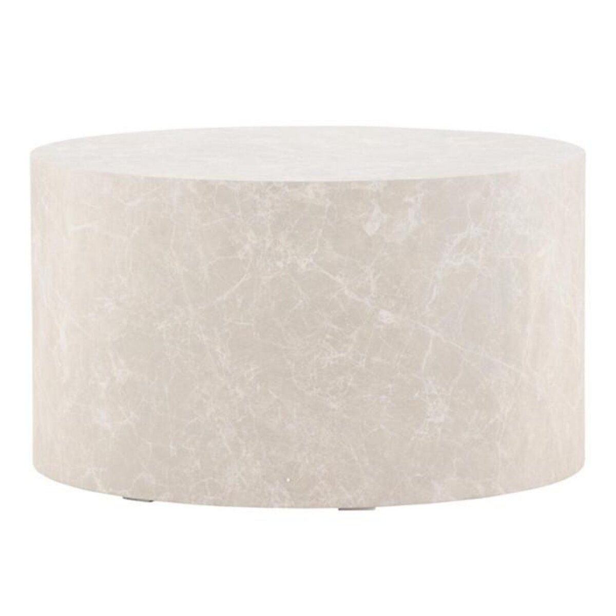 Paris Prix Table Basse Ronde  York  80cm Beige