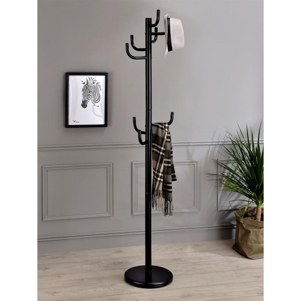 IDIMEX Porte-manteaux MILA, en métal