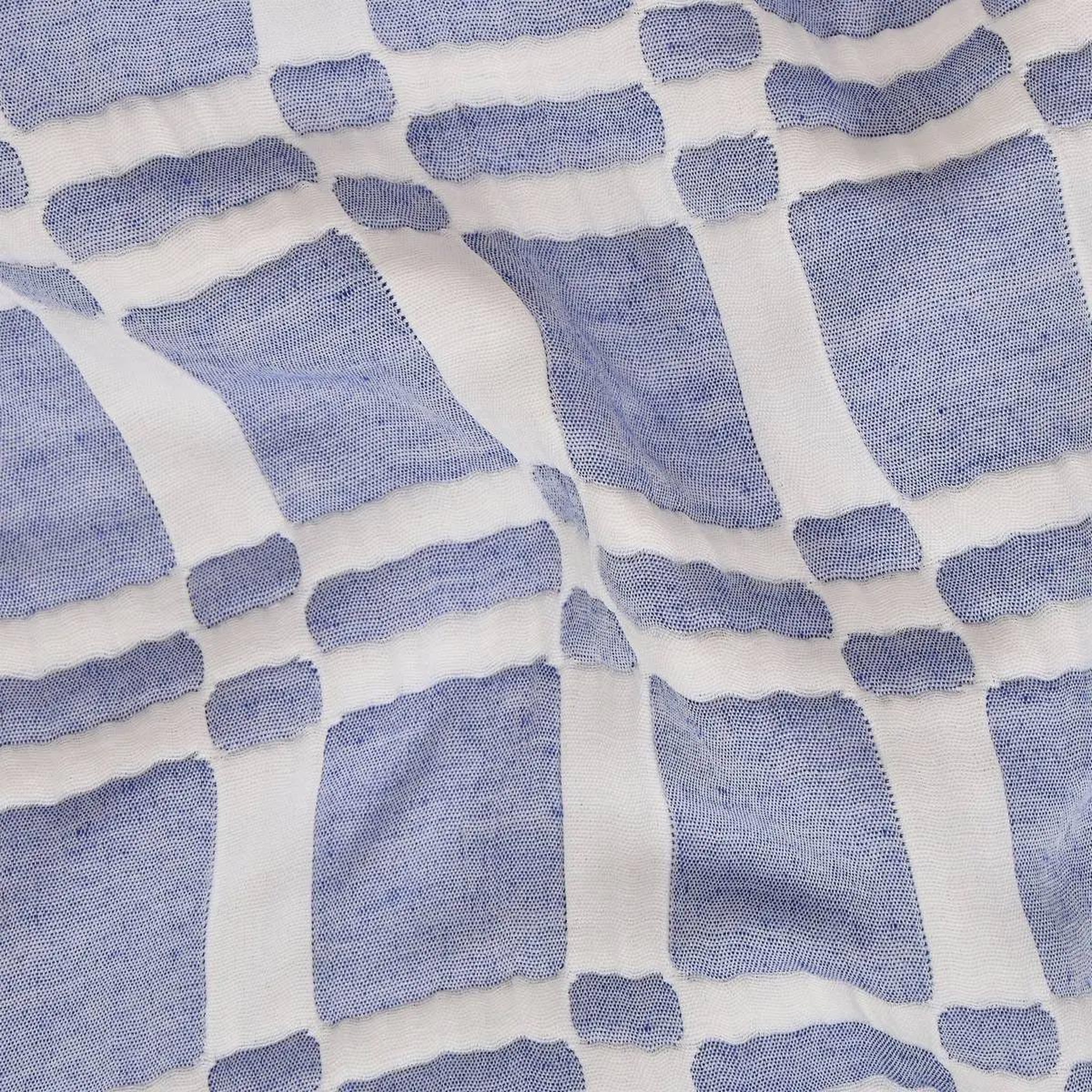 Voir la diapositive 3 : ATMOSPHERA Dessus de lit réversible  nuvia  240x260cm bleu