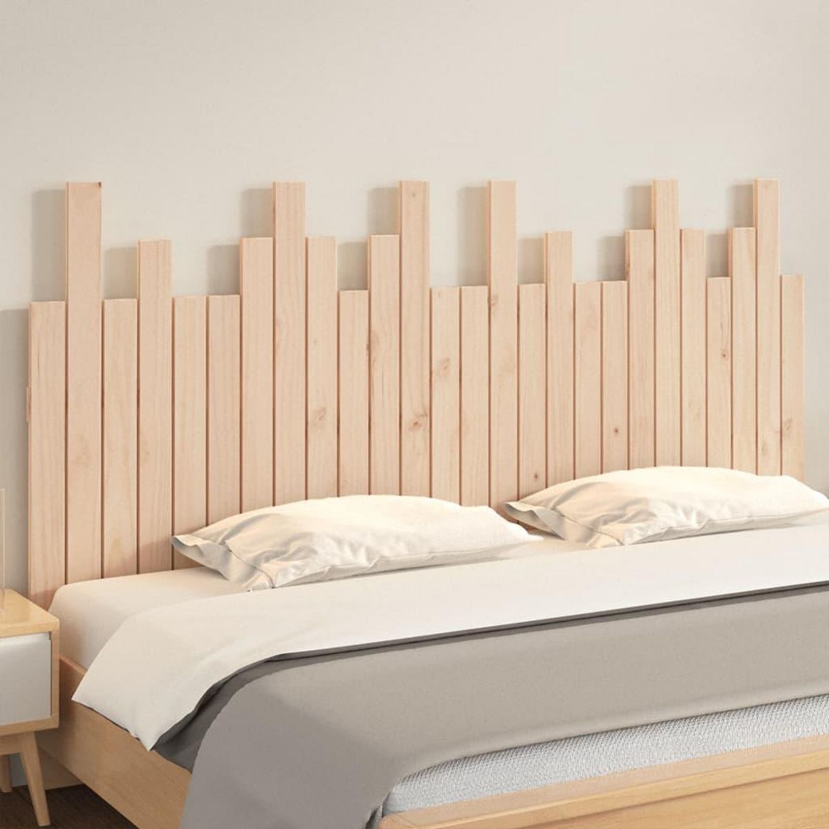 VIDAXL Tete de lit murale 166x3x80 cm Bois massif de pin