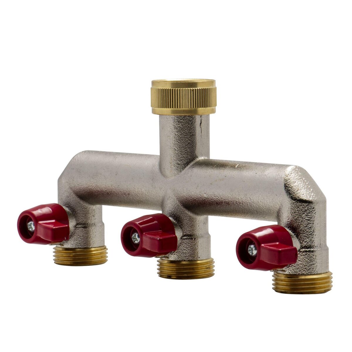 RAIN Rampe avec vannes 3 voies en laiton